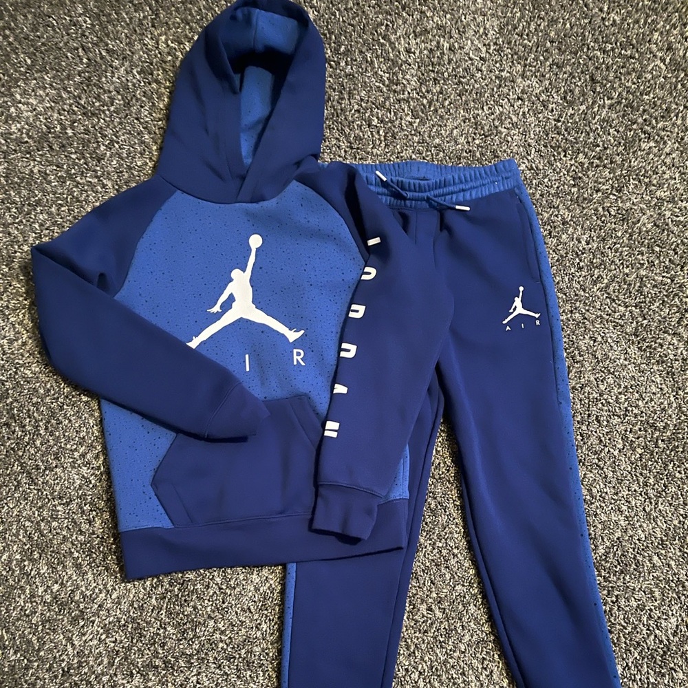 Blue Air Jordan Sweatsuit